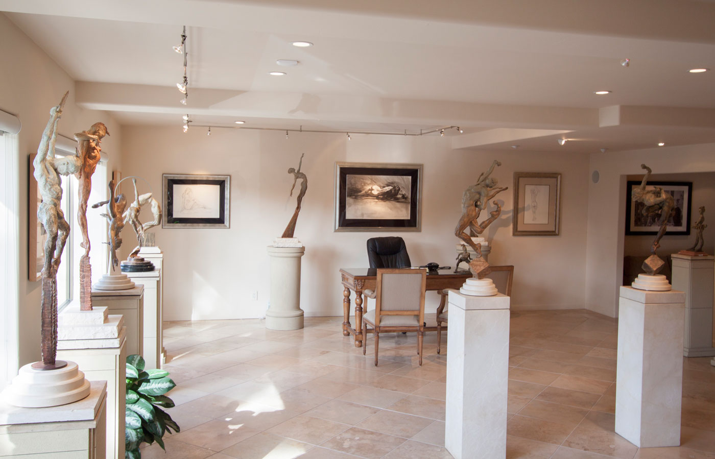 Gallery configuration—front door view.