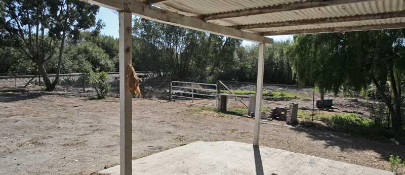 We have installed fencing between the back yard and the adjacent field.  It includes a small stream and pond, visited by ducks, Herons and all kinds of birds. 
