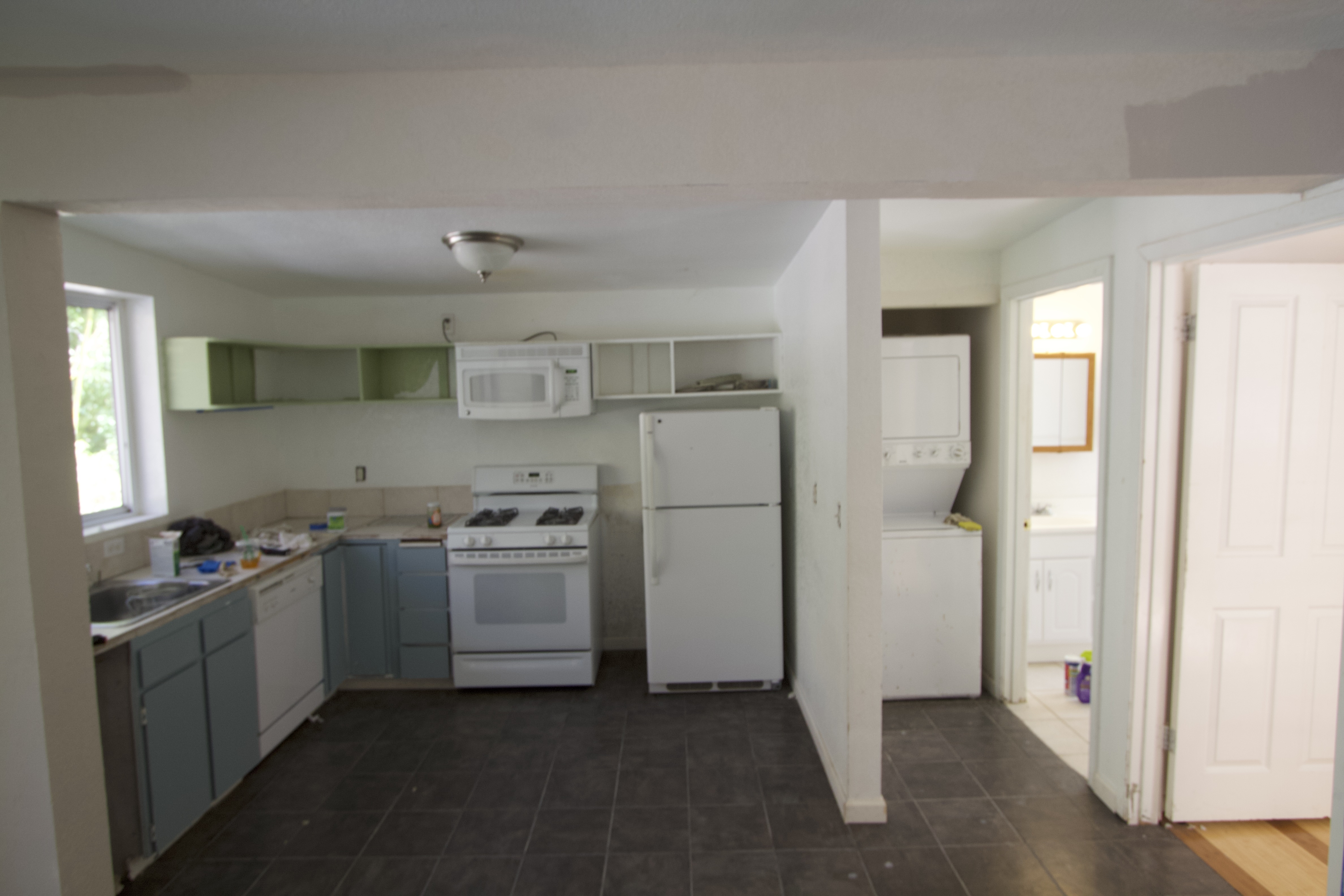 Open plan viewed from living room.
