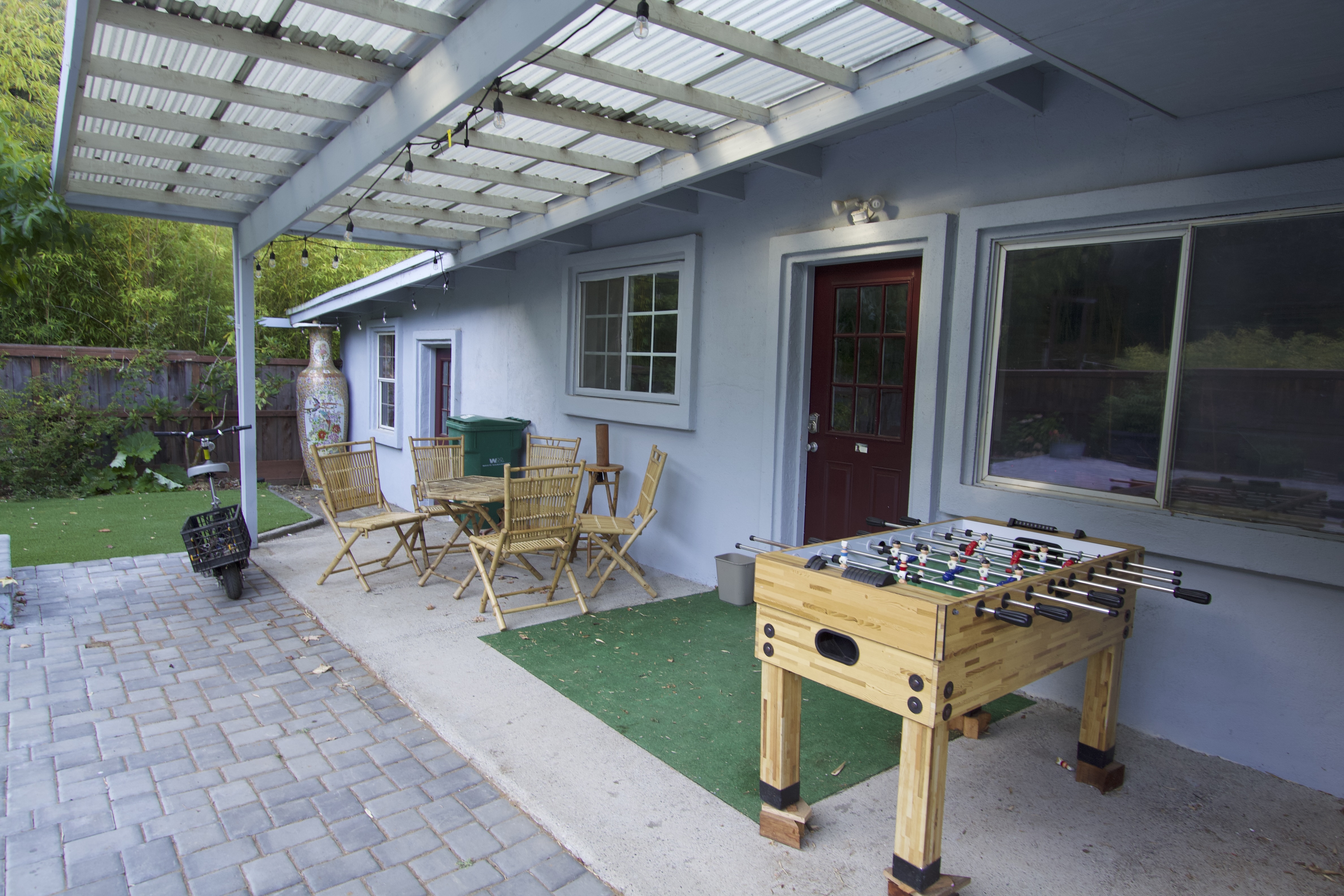 Large covered porch.