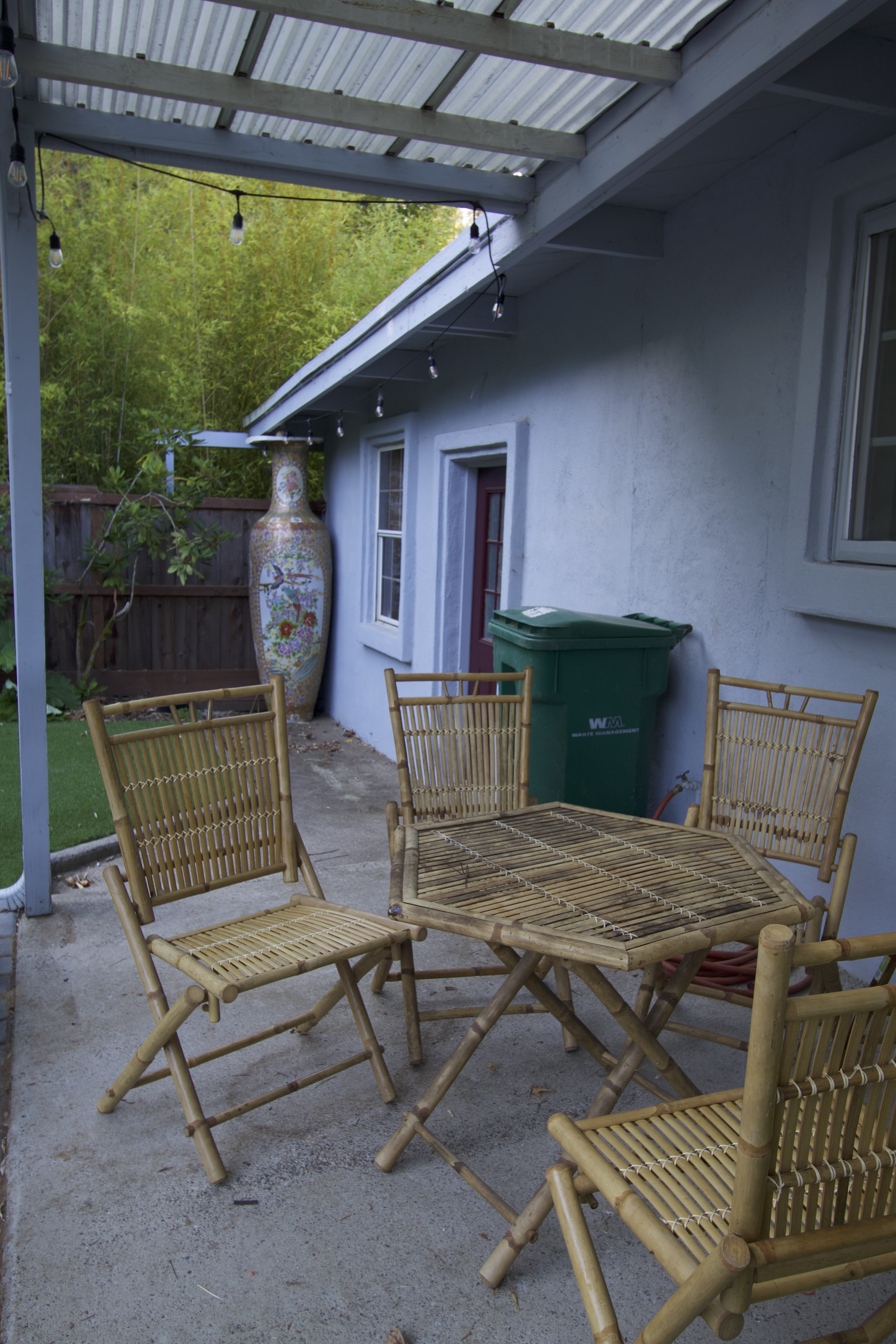 Extra room next door can be used for a shop or craft room.