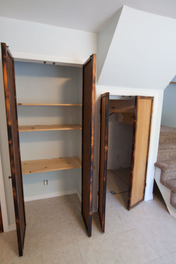 Lots of storage here.