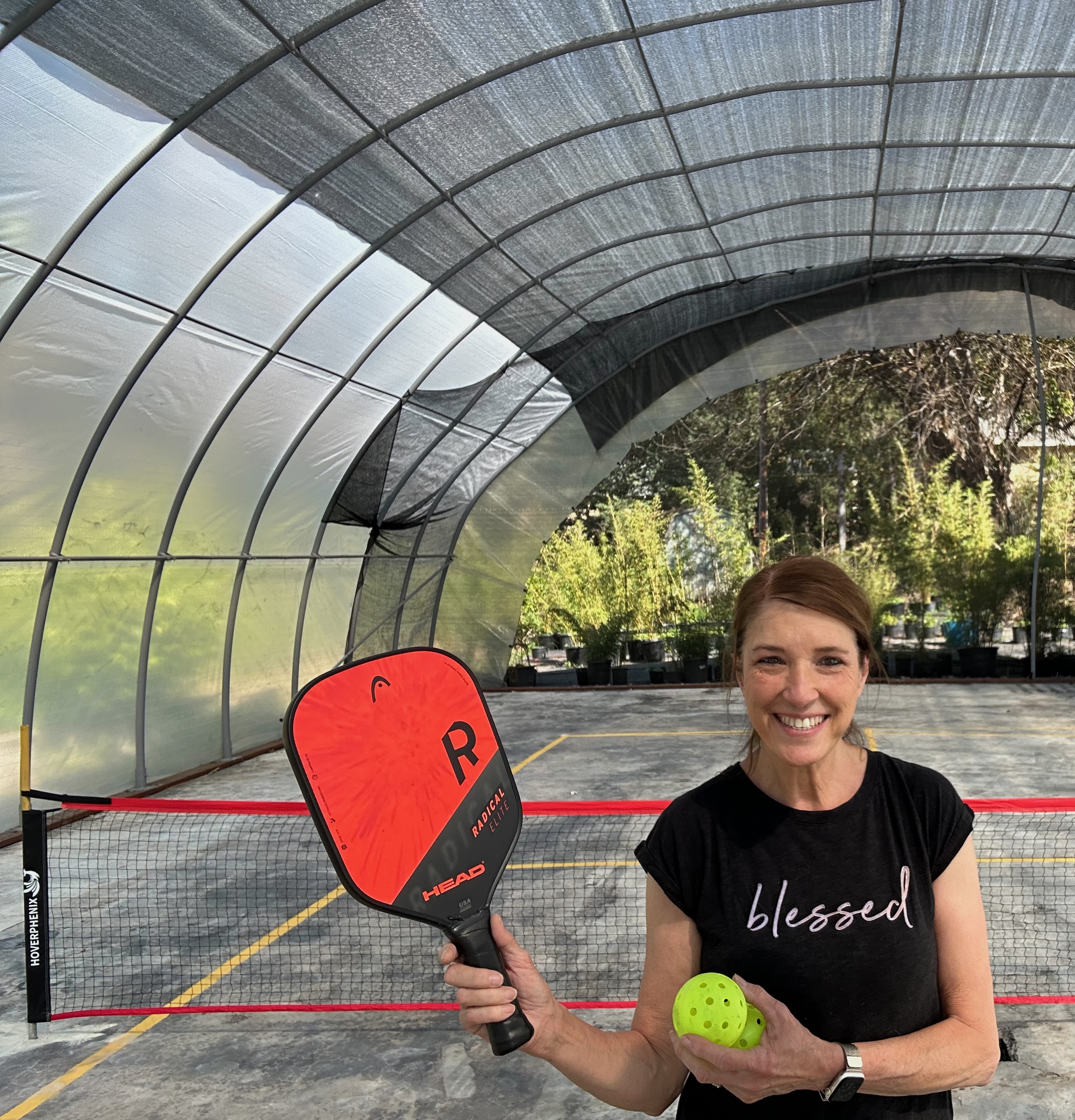 Covered Pickleball Court on the property