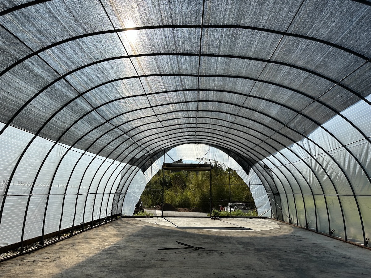 Covered pickleball court (view 2)