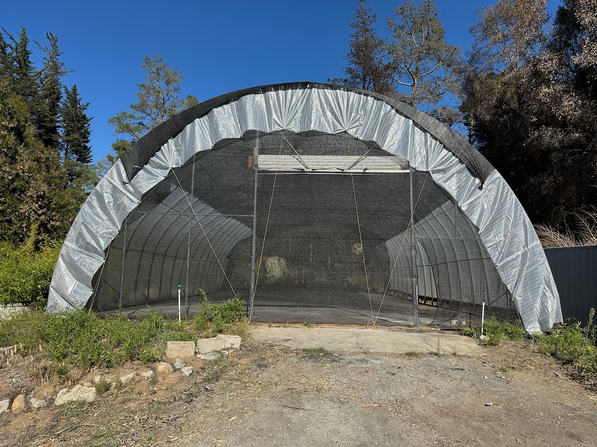 Covered pickleball court (view 1)