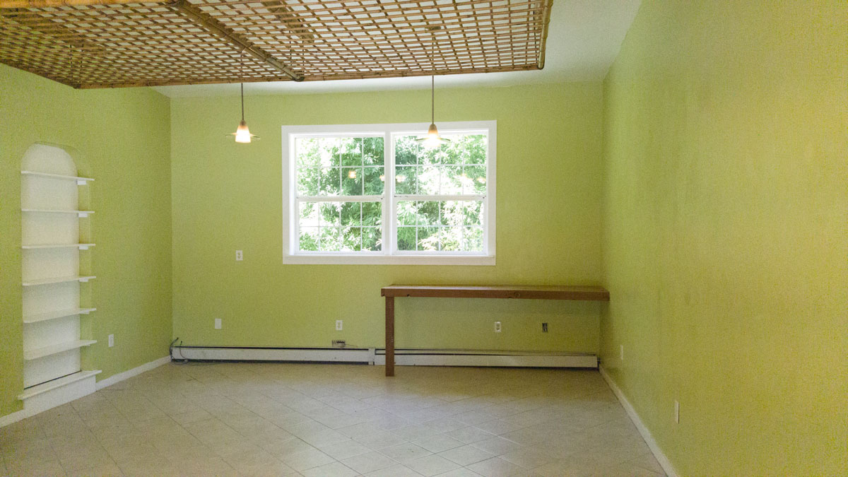 Bay 3 exterior view from front parking area.